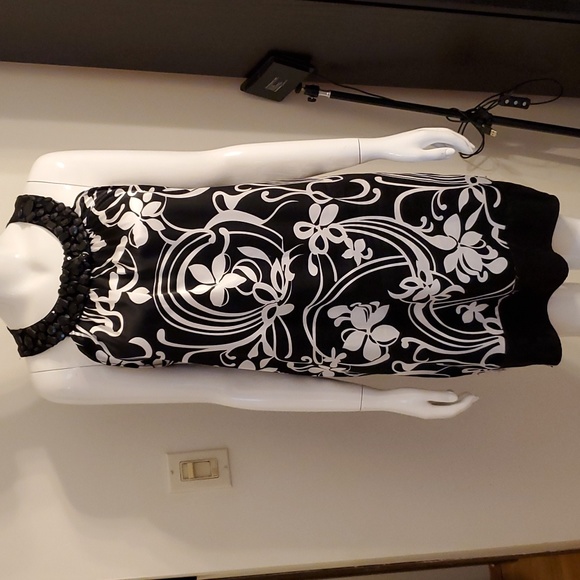 Jessica Sleeveless with Beaded Neckline - Picture 1 of 6